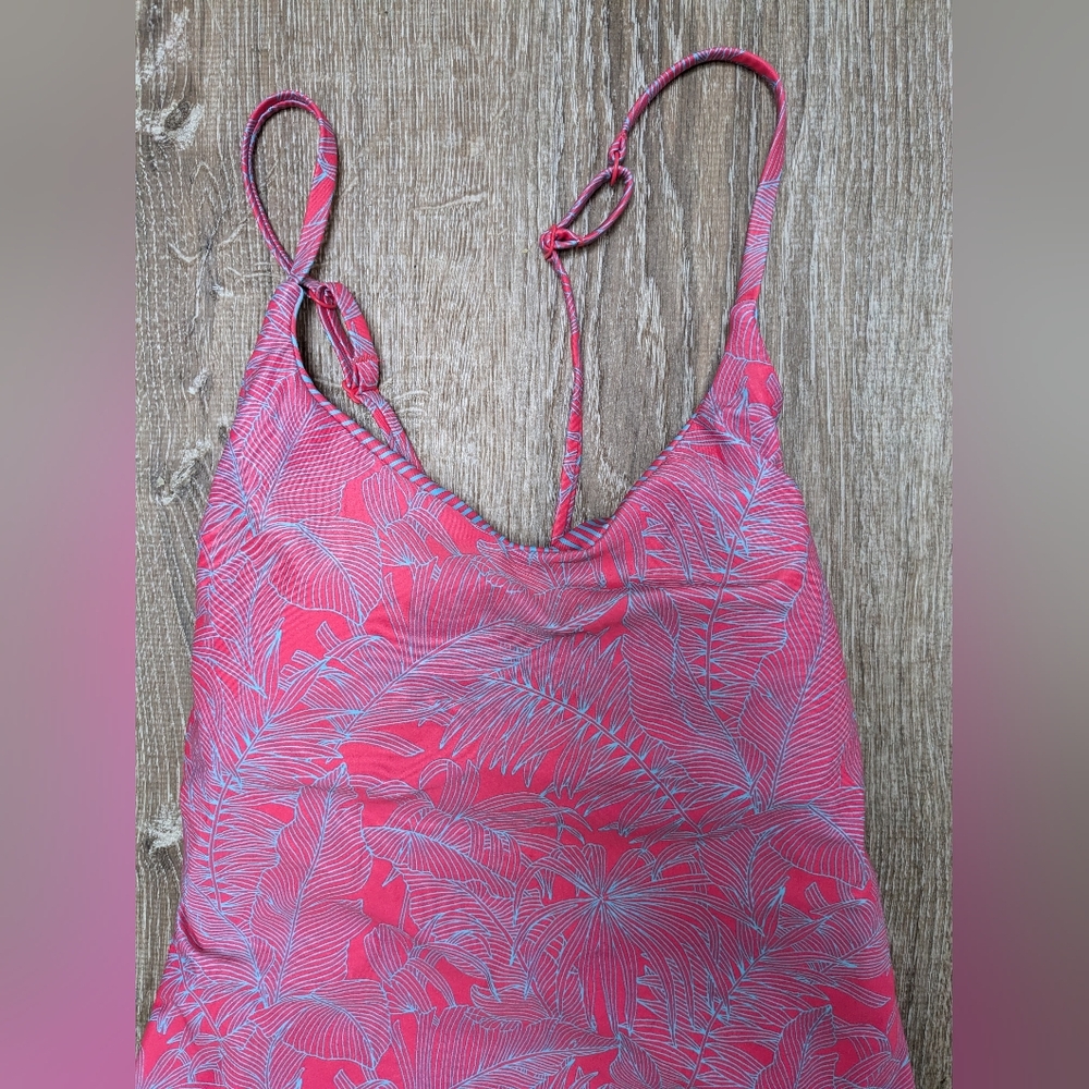 Prana Pink and Blue One Piece Swimsuit - Picture 5 of 15